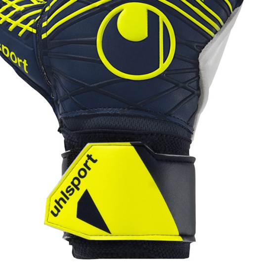 Prediction Soft Flex Frame in marine weiB fluo gelb Goalkeeper Gloves in the official uhlsport store
