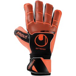 Uhlsport Soft Resist SF Soccer Goalie Gloves Size 6 Black Orange 