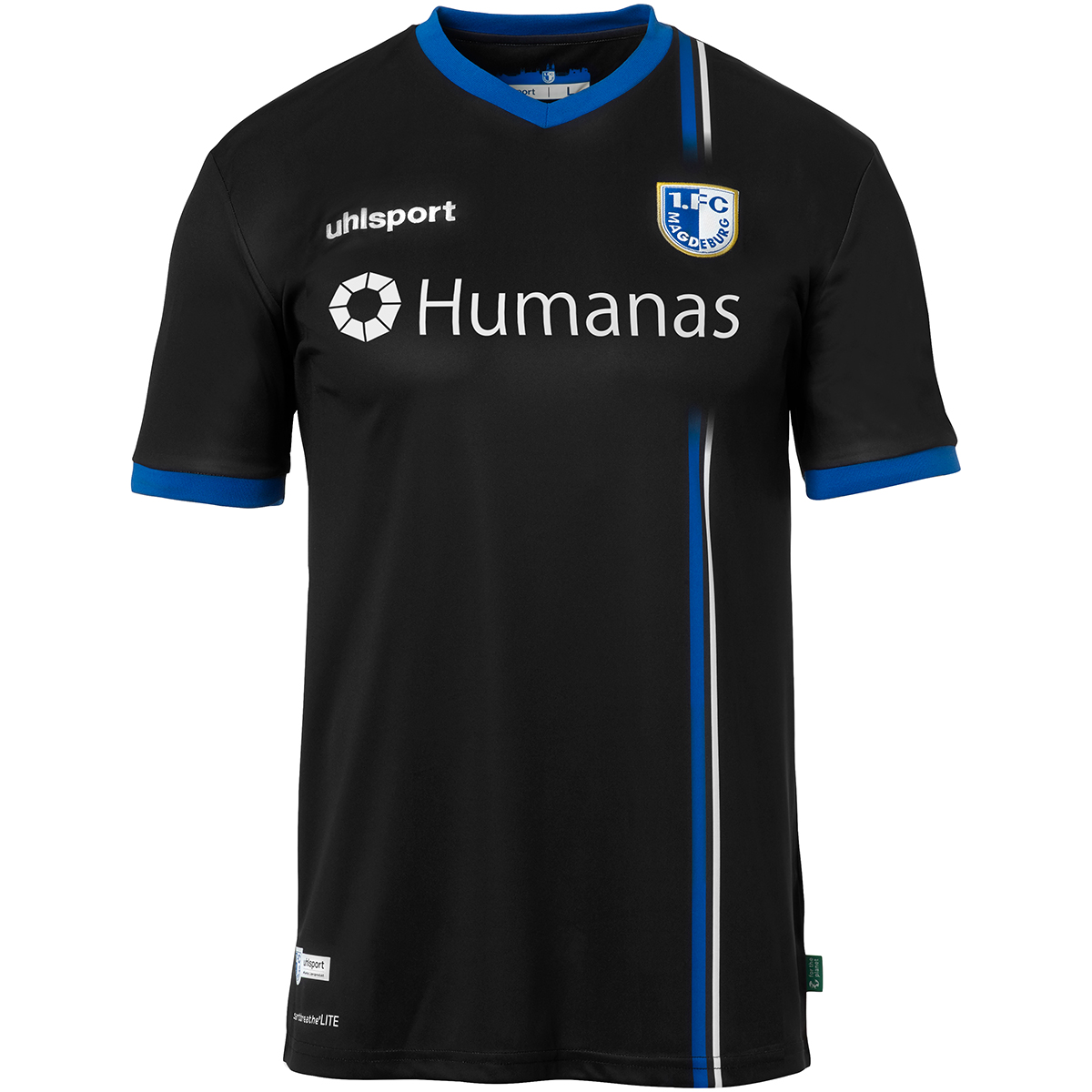 FC Magdeburg Heimtrikot Fan Jersey uhlsport FCM Home Shirt 21 22 weiß blau 1 